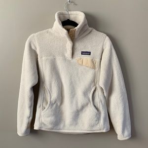 White/Cream Patagonia Fleece